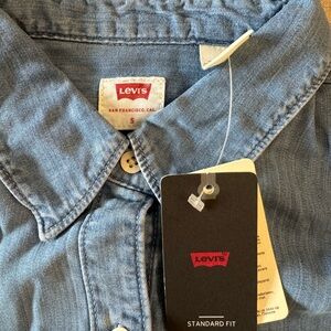 Levi's Light Blue Button-Up Shirt